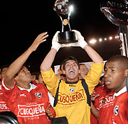 Jalgpalliklubi Cienciano peale võitu